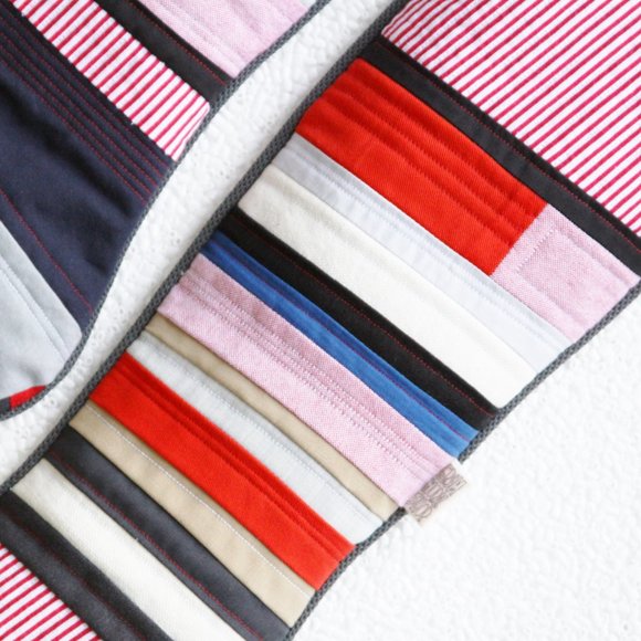 QUILTED HOLIDAY STOCKING - OOAK! (K.1) - Picture 6 of 11